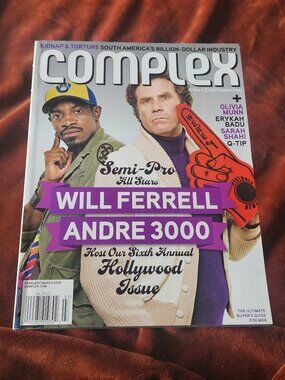 Complex Magazine - February/March 2008 - Will Ferrell & Andre 3000/Olivia Munn